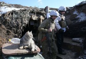 Ukrainian serviceman