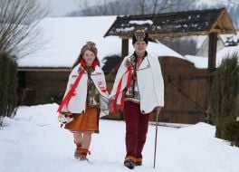 Traditional Hutsul wedding