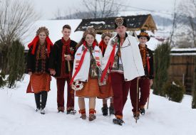Traditional Hutsul wedding