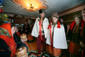 Traditional Hutsul wedding