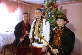 Traditional Hutsul wedding
