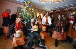 Traditional Hutsul wedding