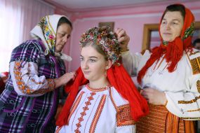 Traditional Hutsul wedding