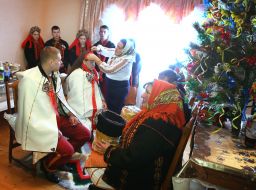Traditional Hutsul wedding