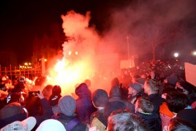 Protest action due to the verdict of Sergei Sternenko