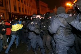 Protest action due to the verdict of Sergei Sternenko