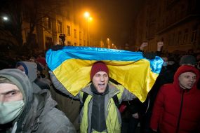 Protest action due to the verdict of Sergei Sternenko