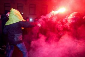 Protest action due to the verdict of Sergei Sternenko