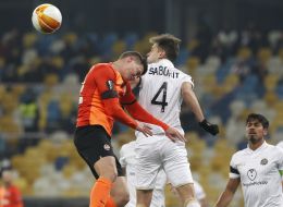 Football. UEFA Europa League. FC Shakhtar - FC Maccabi