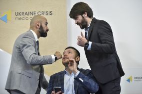 Masi Nayem, Mykola Orekhovsky and Andriy Pisarenko