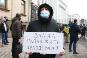 An action in support of Serhiy Sternenko