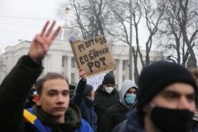 An action in support of Serhiy Sternenko