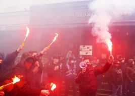 An action in support of Serhiy Sternenko