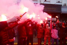 An action in support of Serhiy Sternenko