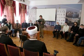 Participants of the presentation of the platform "Liberation of prisoners"