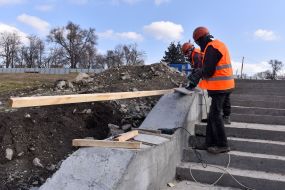 Масштабная реконструкция Запорожской площади в Запорожье