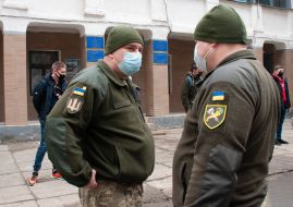 Start of conscription campaign in Sloboda United Territorial Center for Recruitment and Social Support in Kharkiv