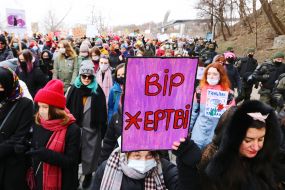 Women's march in Kyiv