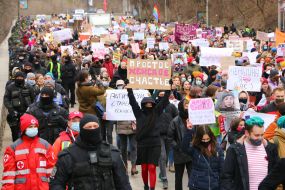 Women's march in Kyiv