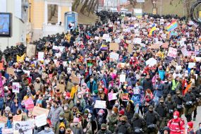 Women's march in Kyiv