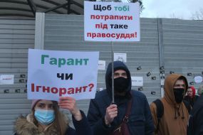 Action in support of Serhiy Sternenko "Silence keeps behind bars"