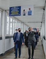 Дмитрий Разумков на территории Хмельницкой АЭС