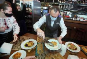 Presentation of the new gastro product "Kyiv Pie"