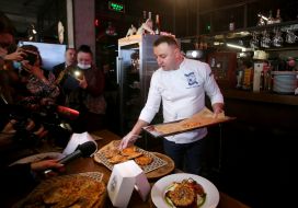 Presentation of the new gastro product "Kyiv Pie"