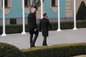 Володимир Зеленський та Ґітанас Науседа