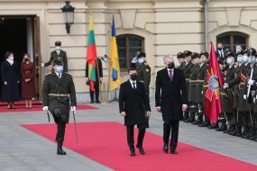 Володимир Зеленський та Ґітанас Науседа