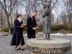 Gitanas Nauseda and his wife Diana