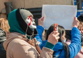Picket of employees of Kharkiv theaters in Kharkiv