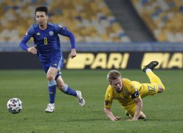 Football. Ukraine - Kazakhstan