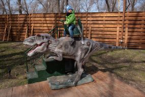 Выставка динозавров в Запорожье