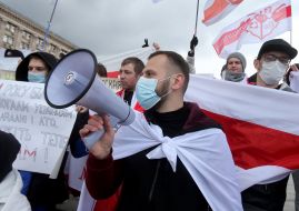 Action in support of the Belarusian people in Kyiv