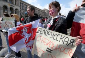 Action in support of the Belarusian people in Kyiv