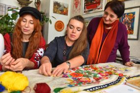 Зоя Ружин и запорожские мастерицы