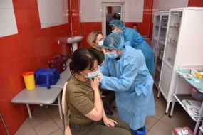 Vaccination of the military against COVID-19 in Lviv