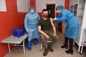 Vaccination of the military against COVID-19 in Lviv