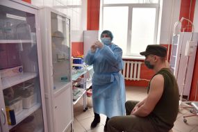 Vaccination of the military against COVID-19 in Lviv