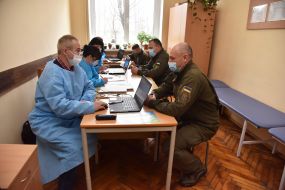 Vaccination of the military against COVID-19 in Lviv