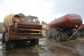 Экспозиция ликвидационной техники в г. Припять