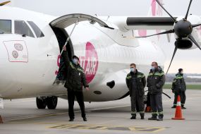 The first batch of Pfizer vaccine has arrived in Ukraine