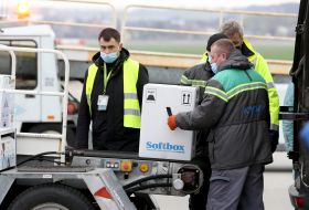 The first batch of Pfizer vaccine has arrived in Ukraine