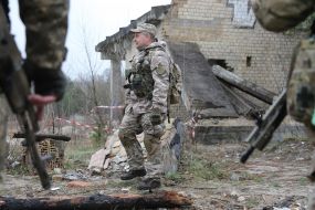 Training of reservists of a separate brigade of terrorist defense of Kyiv