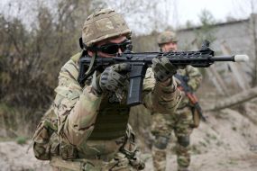 Training of reservists of a separate brigade of terrorist defense of Kyiv