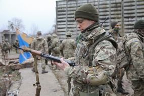 Training of reservists of a separate brigade of terrorist defense of Kyiv