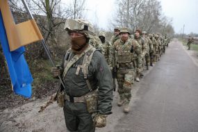 Training of reservists of a separate brigade of terrorist defense of Kyiv