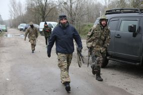 Training of reservists of a separate brigade of terrorist defense of Kyiv