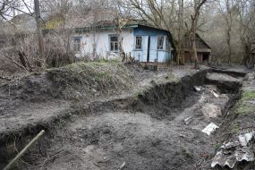 Abandoned house in Chernobyl